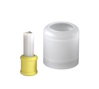Flexible Round Base Silicone for Resin Casting and Home Art Easy Cleaning Cylinder