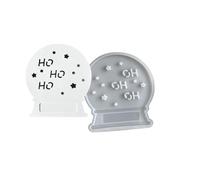 Flexible Round Nightlight Creative Project Holder Silicone Texture Hand-Making Accessories Lighting Silicone Craft