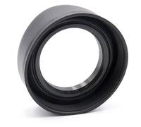 vhbw Lens Hood compatible with Pentax smc DA 35mm F2.4 AL 49mm Lens Camera Black, Rubber, Round, 7.4 cm