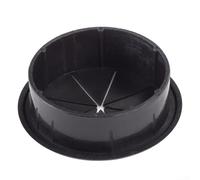 Flexible Rubber Desk Cord Grommet Cable Hole Cover Round Gasket Wire Organizer for Organizing Wires on Office Desks (Black 50mm)