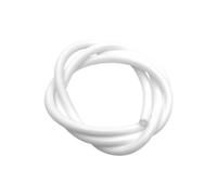 Flexible Rubber Hose, 1Meter ID 2 3 4 5 6 8 10 12mm Silicone Vacuum Tubing Hose Line, Soft Drink Pipe for Brewing(White,10 * 8MM)