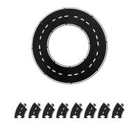 Flexible Rubber Road Puzzle Track Pieces, Flexible Expressway Circuit Set Toy, Indestructible Waterproof Modular Puzzle Car Highway Tracks, Indoor Outdoor Toy Gifts