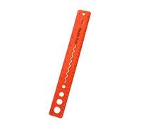 Flexible Rulers, 30cm/12inch Bendable, Shatterproof Plastic Ruler with Centimeters and Inches Bendable Soft Flexible Rulers Wear-resistant Measuring for Kids & Adults School Home Office (Yellow)