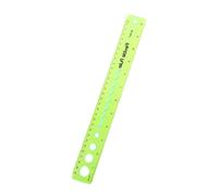 Flexible Rulers, 30cm/12inch Bendable, Shatterproof Plastic Ruler with Centimeters and Inches Bendable Soft Flexible Rulers Wear-resistant Measuring for Kids & Adults School Home Office (Yellow)