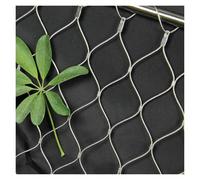 flexible safety netting, 304 Flexible Cable Wire Rope X-Type Mesh, 6cm/1.5mm Balcony Boundary Protection Fence Net, Zoo Cage(1x7m/3.3x23ft)