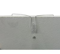 Flexible Screen Hook Anchor Picture Hanging Kit for Art Display Panel Expo Partitions Exhibition Walls (Silver)