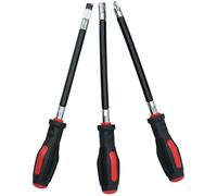 Flexible Screwdriver Drivers for Sockets Hex Bits 7mm Socket 300mm Length 3pc