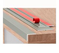 Flexible Self-Adhesive Floor Edge Trim, Floor Transition Profile, Gap Transition Strip, Corner Guard Strip for Impact Protection, PVC Material(C,W-10MM)
