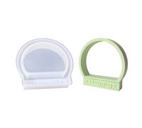 Flexible Semi-Circular Silicone Mold, Baking Safe Craft Supply for Crafting Essentials & Decor