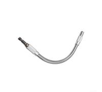 Flexible Shaft 200mm Extension for 1/4 Inch Hex Bit Holder, Snake Bit Adapter for Drill Drivers and Ratchet Screwdrivers, Chrome Vanadium Steel