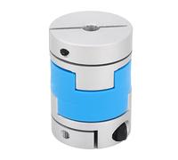 Flexible Shaft Coupler Cross Sliding Design Large Torsion Aluminum Alloy PA66 Shaft Coupler for Servo Motor Screw M4 Durable High CNC Machine Tool Accessory 32x45mm