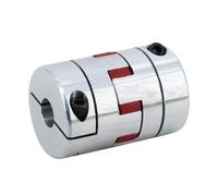 Flexible Shaft Coupling Aluminium Connector 1pcs Couple 1PC D40 L55 Flexible Plum Clamp Coupler Shaft Size Jaw Coupling/8/10/12/14/16/17mm D40L55 Couples(17-14(5mm Keyway))