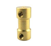 Flexible Shaft Coupling Aluminium Connector 2/3/3.17/4/5/6mm Brass Rigid Coupling Connecting Shaft Transmission Parts Motor(2X3.17mm)