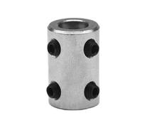 Flexible Shaft Coupling Aluminium Connector 4mm/5mm/6mm/8mm/10mm 45# Steel Rigid Shaft Coupling Coupler Motor Transmission Connector Sleeve D14L22 D16L22 14x22 16x22(6MM-10MM)
