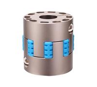 Flexible Shaft Coupling Aluminium Connector Elastic Claw Type Plum Blossom Coupling Aluminum Alloy Star Large Torque Cross Slider Diaphragm Motor Connector(H70xW75 D16-40)