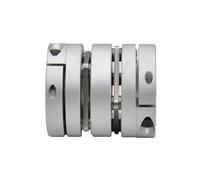 Flexible Shaft Coupling Aluminium Connector Flexible Double Diaphragm Coupling 1PC D56L63 10/12/14/15/16/17/18/20-25 Plum Shaft Coupler Stepper Motor(12-24)