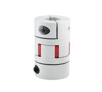 Flexible Shaft Coupling Aluminium Connector Motor Ball Screw Connector D55 L66 Claw Plum Blossom Shaft Flexible Coupling Inner Diameter 10mm 14mm 17mm 24mm 25mm 30mm(20X28)