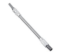 Flexible Shaft Extension Bit Holder, Metal Material, Sturdy and Portable, Bends, and Turns to Use Drillinto Tight and Confined Spaces, 6.35mm (1/4in) Hex Shank for Screwdriver