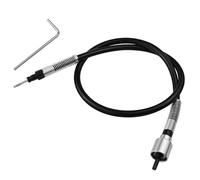 Flexible Shafts Tool with Adjustable Chucks for Drills and Grinders 0.3mm to 6.5mm Suitable Rubber Aluminum Handle Whirling Tool Accessories