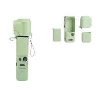 Flexible Shockproof Silicone Case for Pocket 4, Green Color | Thin Silicone with Full Coverage, Not Interferences with Button and Port Access, Complete Body Cover, Easy