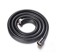 Flexible Shower Hose for Handheld Showerhead - 1.2m Stainless Steel Plumbing Accessory with Rubber Connectors - Easy DIY Installation