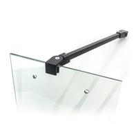 Flexible Shower Screen Support Stabilizer Stainless Steel, Fixed Glass Shower Panel Wall to Glass Support Bar Rod Holder for Bathroom/Restroom/Hotel(L 120cm/47.2in)