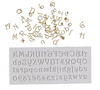 Flexible Silicone 26 Letters Numbers Mold Abstract Art Font Chocolate Candy Maker Crafting Tool for Home Bakers and Artists Baking Tools