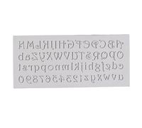 Flexible Silicone 26 Letters Numbers Mold Abstract Art Font Chocolate Candy Maker Crafting Tool for Home Bakers and Artists Food Grade Silicone