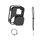 Flexible Silicone Case And Lens Protector For 360 Action Camera Allowing Unhindered Screen Operating