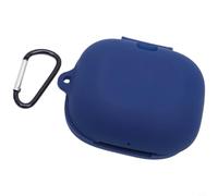 Flexible Silicone Case for Beats Powerbeats Pro for Slim Fit Design - Keychain Accessory for Gym Purple(Blue)