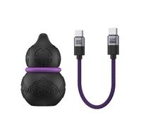 Flexible Silicone Charger Cord Clip Tangle-free Wire Management Keyring Device Silicone Data Cable Holder Carabiner