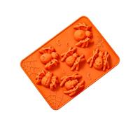 Flexible Silicone Chocolate Tray for Halloween Treats, Style6 | Gummies, Mousse, Ice Shapes, Molded Soap and Home Baking