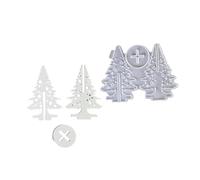 Flexible Silicone Christmas Cast for Diyers Undertakings Holiday Garnishes Jewelry Making Not Deadly Substance Food Grade Silicone Craft Molds