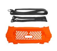 Flexible silicone covers the skin for speakers, shell enclosure provides complete protection against scratches and bumps