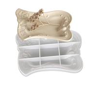 Flexible Silicone Craft Mold for Resin Concrete Trays Oval/Round/Square Shaped Storage Tray Mold Jewelry Making Tool Unique Handmade Tray