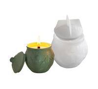 Flexible Silicone Easy Release for Unique Toilet Flower Vine Shaped Storage Jars Portable for Craft Enthusiasts Concrete
