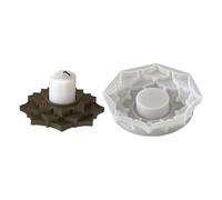 Flexible Silicone Flower Holders Molds, Beginner-Friendly Templates for Wax/Plaster Creations & S Tray Making Molds