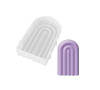 Flexible Silicone for Soaps Craft in Crystals Rainbow Arches Bridge Shape U Shaped Silicone
