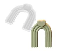 Flexible Silicone for Soaps Craft in Crystals Rainbow Arches Bridge Shape U Shaped Silicone
