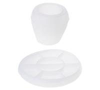 Flexible Silicone High Foot Mushroom Shaped Mold for Vase Elegant Storage Jar Tray Ornament Crafting Silicone Mold