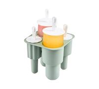 Flexible Silicone Ice Cream Mold Set for Craft Enthusiasts Creative 4 Cavity Popsicles Maker Tray Kitchen Ice Mold