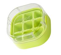 Flexible silicone ice cubes 9 cells easily release the ice maker system with protective lid for cold air
