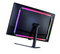 Flexible Silicone LED Backlight for 24in Monitor with Screen Sync and Rhythm Detection Features Interactive RGB Lighting for Gaming Monitor Surround Effect with Software Control
