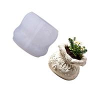 Flexible Silicone Lucky Bag Planter Mold, Resin Art Concrete, Cement Casting, Decorative Container, Creative Silicone Craft Mold for Bag Pen Holder and Flowerpot