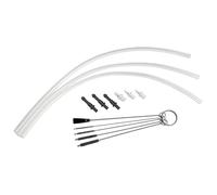 Flexible Silicone Milk Tube Set Coffee Machine with Whisk Connector and Cleaning Tool Easy to Clean Coffee Machine Set