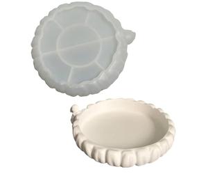 Flexible Silicone Mold for Crafting Irregular Shaped Tray Epoxy Resin Jewelry Decorative Storage Plate Mold Silicone Fruit Plate Jewelry