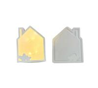 Flexible Silicone Mold for Crafting Unique Glowing House Night Lights for Craft Enthusiasts and Home Decors Designers User Friendly Silicone