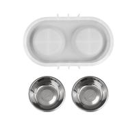 Flexible Silicone Mold for Pet Bowls Food Grade Creative Cats Dog Dish Template Handmade Projects Commercial Grade Pet Bowl Silicone Mold