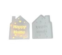 Flexible Silicone Mold for Producing Stylish Illuminated House Accent Suitable for Family Gatherings and Parties Unique Lamp Decoration