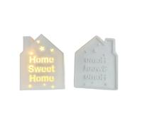 Flexible Silicone Mold for Producing Stylish Illuminated House Accent Suitable for Family Gatherings and Parties Unique Lamp Decoration